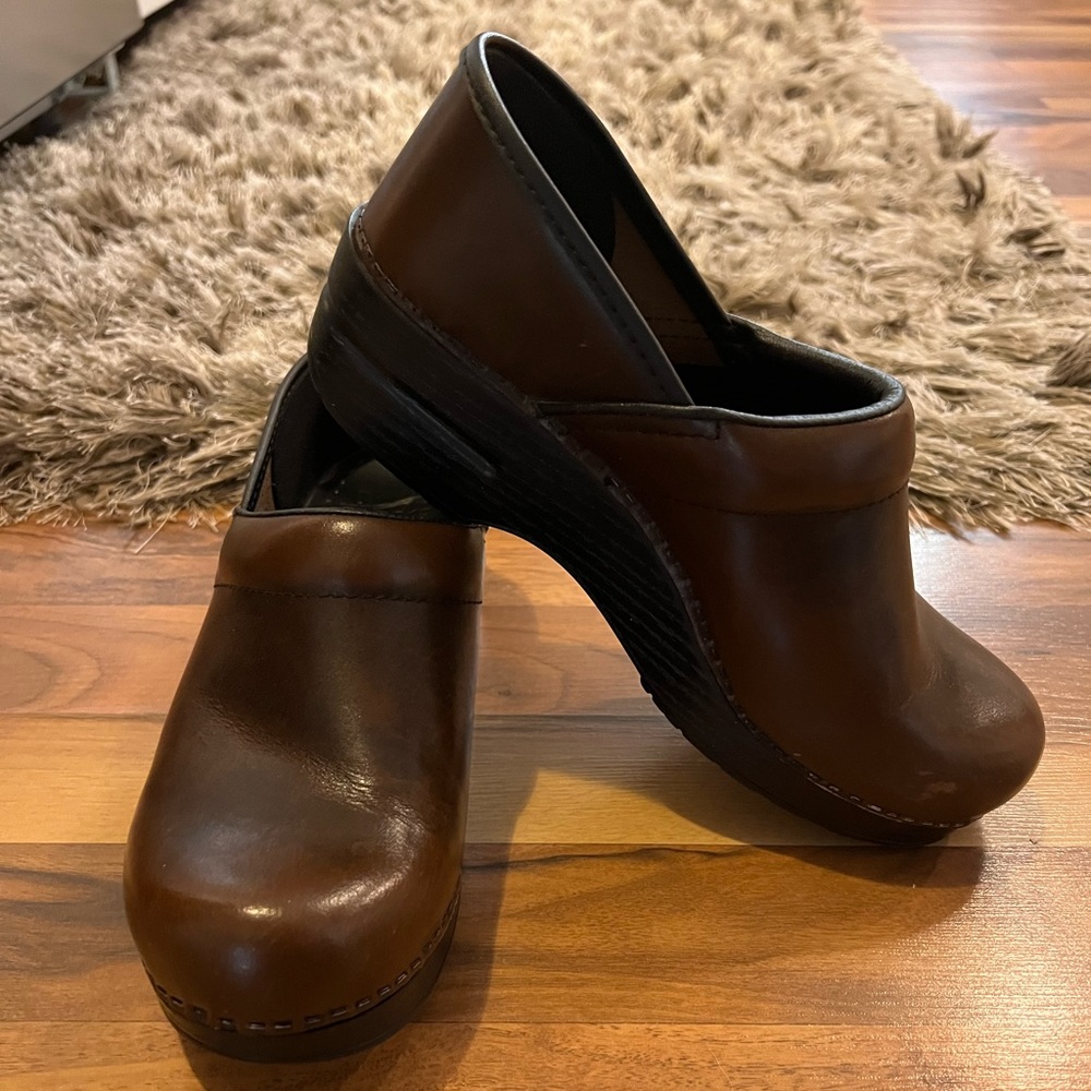 Brown Dansko Clogs